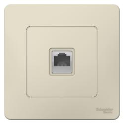 Розетка компьютерная SYSTEME ELECTRIC Blanca RJ45 молочный BLNIS045002