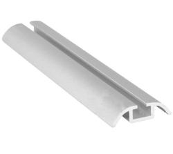 Направляющая нижняя одинарная серебро KD1-05