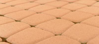 Плитка тротуарная BRAER Классико круговая Коралловый