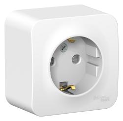Розетка SYSTEME ELECTRIC Blanca с заземлением белый BLNRA010111