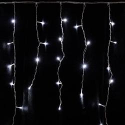 Гирлянда Бахрома TDM 8 режимов белый холодный 2,5*0,6 м