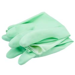 Перчатки латексные SOFT TOUCH ароматизированные алоэ с х/б напыл., размер /Paterra/