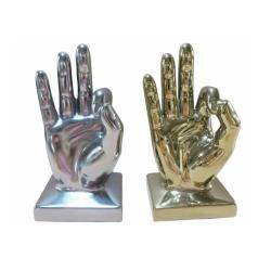 609716 Фигурка декоративная "Рука", 2 вида (8,5*7,5*17,5 см)/АКЦИЯ