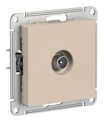 Механизм розетки телевизионной SYSTEME ELECTRIC Atlas design TV песочный ATN001293