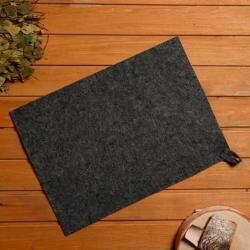 Коврик для бани Серый 52*38 см