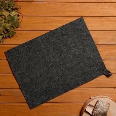 Коврик для бани Серый 52*38 см