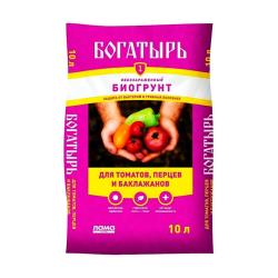 Грунт ЛАМА ТОРФ Богатырь Для томатов, перца и баклажанов 10 л