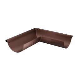 Угол желоба GRAND LINE RAL 8017 внутренний 125/90 мм