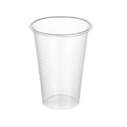 Стакан одноразовый пластиковый 200мл прозрачный 100шт Эконом /Комус/