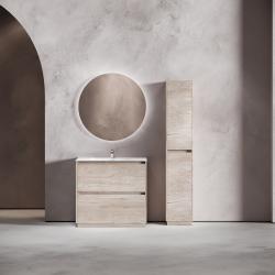 Тумба с раковиной SANCOS Libra Floor 90 дуб галифакс 