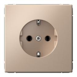 Механизм розетки сетевой SYSTEME ELECTRIC Art Gallery с заземлением песочный GAL001243S