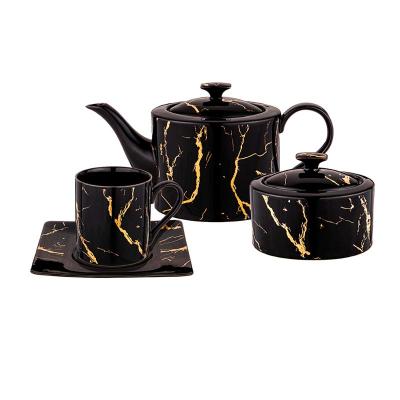 Чайный набор 14 пр. Fantasy чер. /42-349/Lefard/