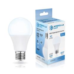 Лампа LED AMBRELLA A60 12W/Е27/6400K груша 601206