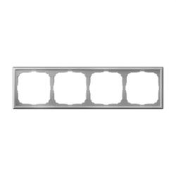 Рамка SYSTEME ELECTRIC Art Gallery 4 поста алюминий GAL000304