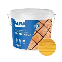 Лазурь декоративно-защитная AURA Fasad Lazur Сосна 9 л