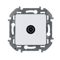 Механизм розетки телевизионной LEGRAND Inspiria TV проходной белый 673860