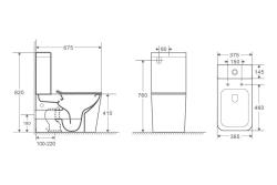 Унитаз-компакт ALCORA Primavera