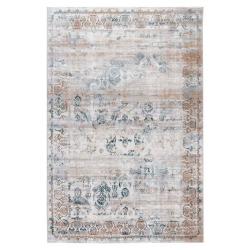 Ковер БЕЛЛА D008A - CREAM SHIRINK / BLUE FDY прямоугольник размер 2*4 м