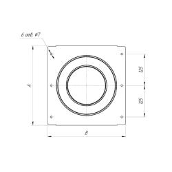 Площадка монтажная ДЫМОК 0,5 мм 115/200 мм
