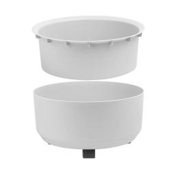 Горшок пластиковый BMC Грация прайм Белый 1,3 л