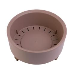 Горшок пластиковый BMC Грация прайм Мокачино 0,7 л