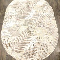 Ковер ОРИЕНТАЛЬ 4224А - CREAM - VIZON овал размер 0,8*1,5 м