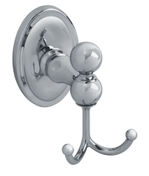 Крючок VERAGIO Bonjour chrome двойной