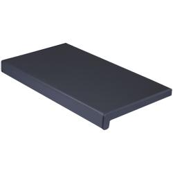 Подоконник акриловый КРИСТАЛЛИТ Антрацит матовый 0,3 м