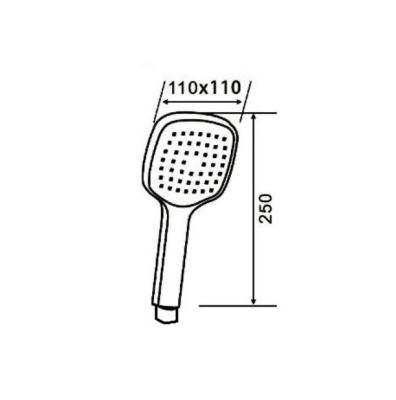 Лейка душевая ORANGE OS06
