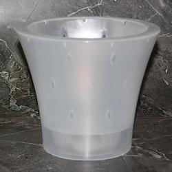 Горшок пластиковый ЛИВИНГРИН Ванда Бесцветный 2 л