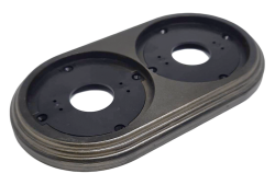 Рамка ТМ МЕЗОНИНЪ Усадьба 2 поста бронза GE30702-36