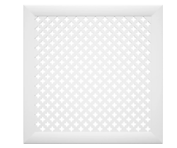 Экран для радиатора МДФ STELLA Готико Белый 12*600*600 мм