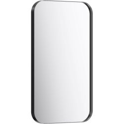Зеркало AQWELLA черный 50*90 см