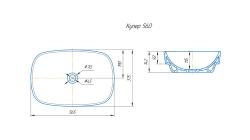 Тумба с раковиной ASB WOOD LINE Ницца 100 