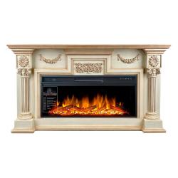 Электрокамин ROYAL FLAME London Vision 42 log LED слоновая кость