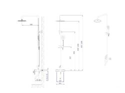 Душевая система RUSH Santiago SUS1116-40