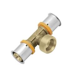 Тройник KAN-therm комбинированный пресс 16 мм 1/2" НР