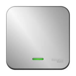 Выключатель SYSTEME ELECTRIC Blanca 1 клавиша с подсветкой алюминий BLNVA101113