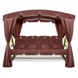 Качели садовые АРНОВЕРК Элегант люкс+ Коричневый 265*143*195 см