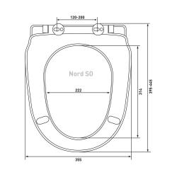 Сиденье для унитаза BERGES Nord SO