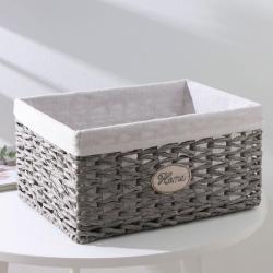 Корзина стеллажная Петельки 34*23*17см /Доляна/