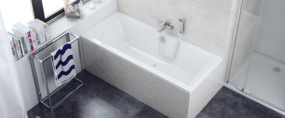 Ванна акриловая EXCELLENT Pryzmat бронза 170*75 см