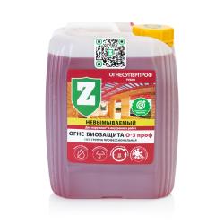 Огнебиозащитный состав ЗЕЛЕСТ О-3 Огнесуперпроф I группа Рубин 5 кг