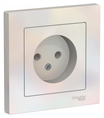 Розетка сетевая SYSTEME ELECTRIC Atlas design жемчуг ATN000440
