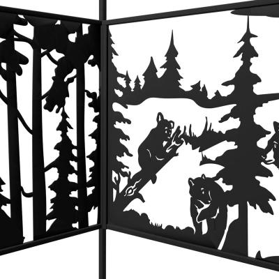 Мангал Медведи лайт 1100*450*2280 мм