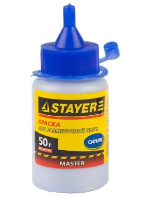 Порошок меловой для разметочных шнуров STAYER синий 50 г 0640-1_z01