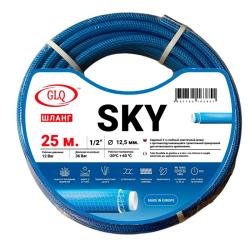 Шланг поливочный GLQ Sky Голубой 1/2" 25 м