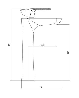 Смеситель для раковины ONE LIFE BY ORANGE OL26-311
