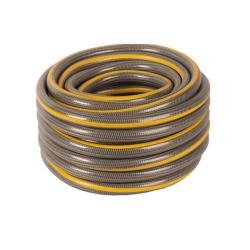 Шланг поливочный ПОЛИМЕР ШЛАНГ Фаворит Серый, желтый 3/4" 50 м