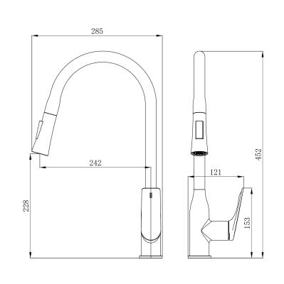 Cмеситель для кухни TOKITO 632222